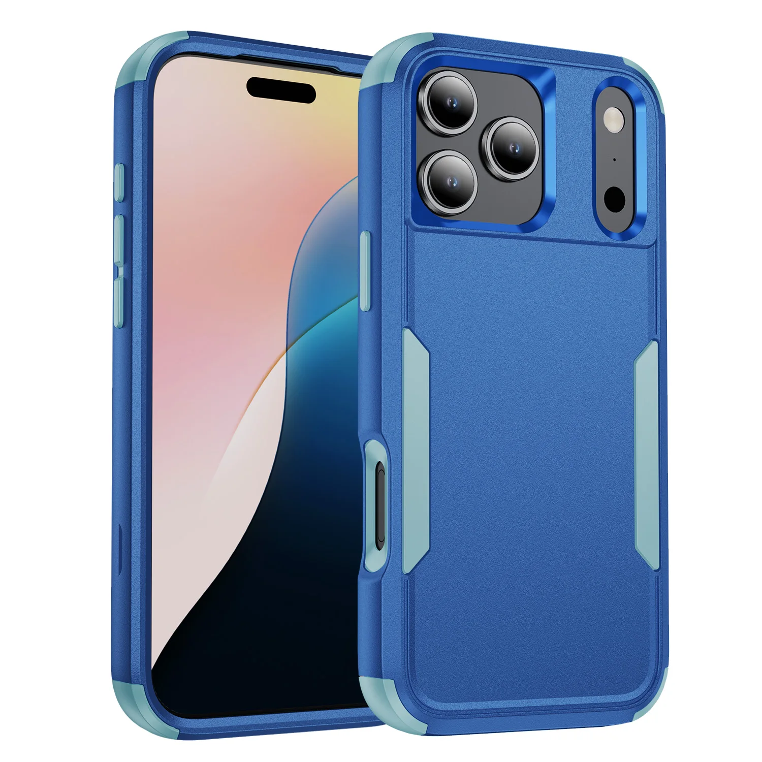 Shockproof Proctive Phone Case for IPhone 17 Air 16 15 14 13 12 11 XS XR Pro Max 7 8 Plus Cover 2 in 1 Heavy Duty