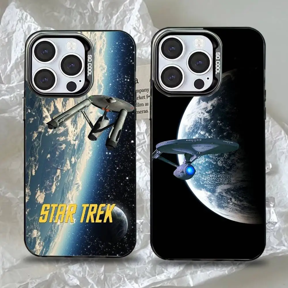 

S-Star T-Trek S-Ships Phone Case For iPhone 16,15,14,13,12,11,Pro,Max,Plus,Mini,XS,SE Anti Fall Black Matte Hard Bumper
