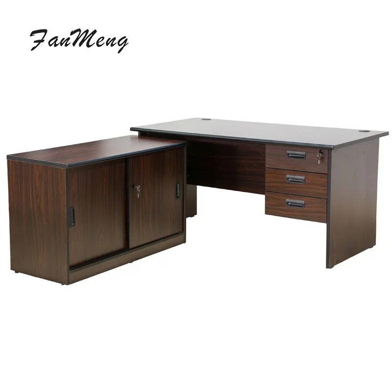 Bureau de direction moderne, mobilier de bureau en bois, design de table