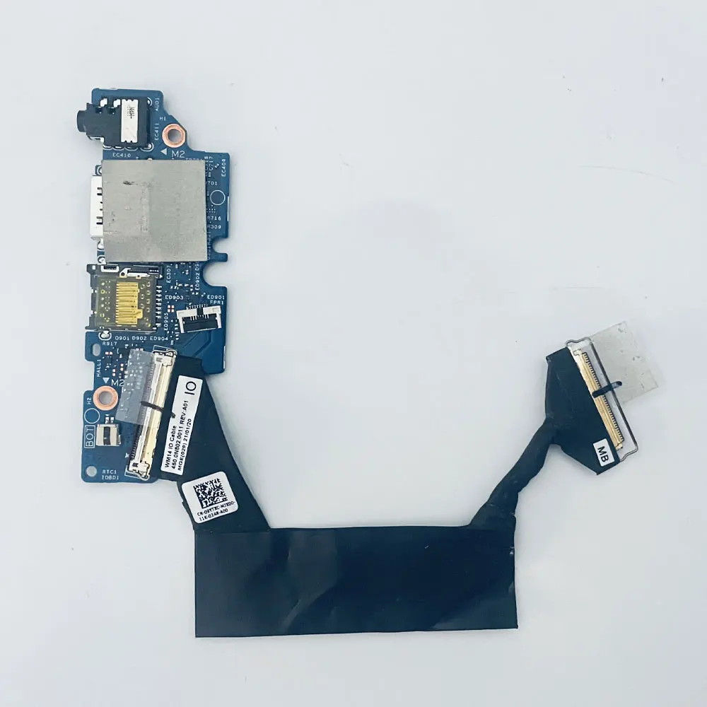 OEM For Dell Inspiron 7415 5410 5415 2-in-1 Laptop Fingerprint Reader Earphone Audio USB Jack Port Switch Power Button Board