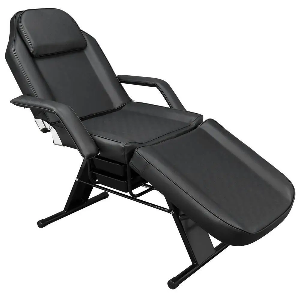 PVC Leather Facial Massage Salon Bed Spa Tattoo Massage Bed Table Chair 330Lbs