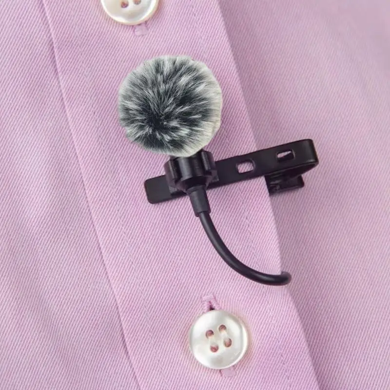 J1HD Lavalier Microphone Outdior Furry Windshield الزجاج الأمامي لـ Lark 150