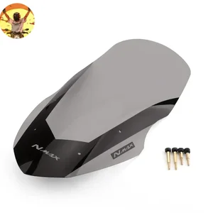Pára-brisa transparente da motocicleta, defletor para Yamaha NMAX155, N-MAX 125, NMAX 155, 2016-2018 6 principais vendas bolha yamaha nmax - №3