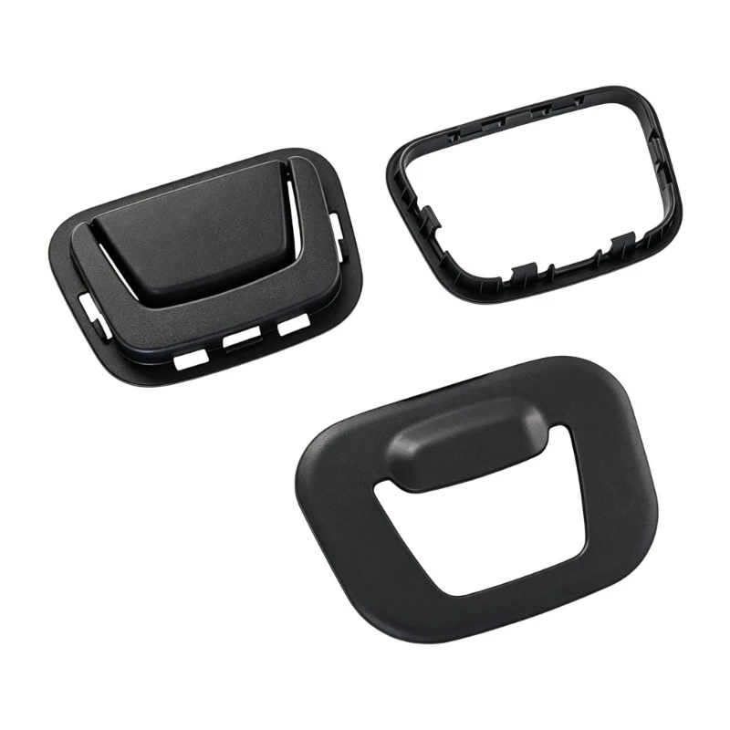 Black Textured ABS Interior Storage Lid Handle, Select SUV Models, Pull Handle for Compartment Access Repair and Service Use
