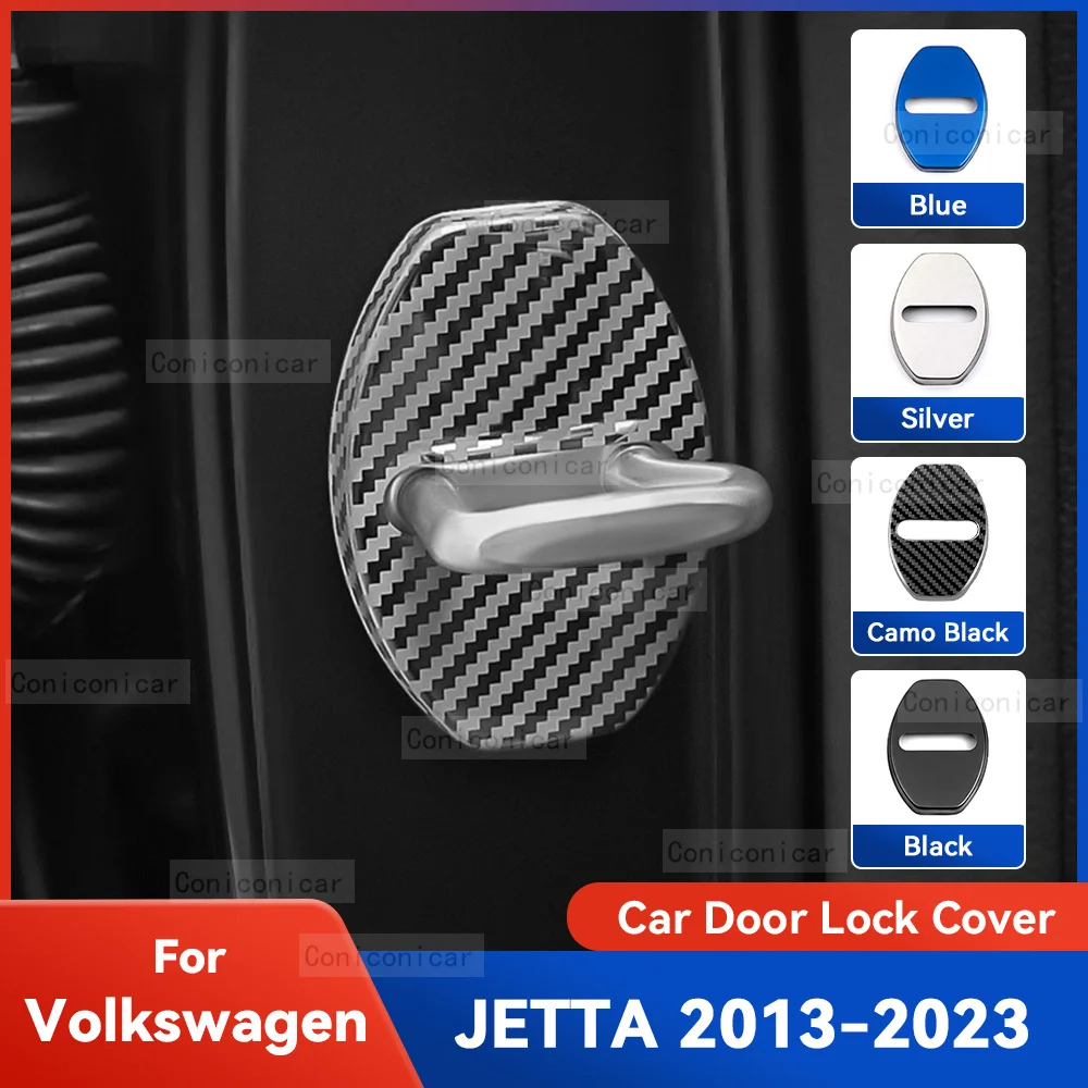 

Auto Car Door Lock Protect Cover Emblems Case Stainless Steel Decoration For VW Volkswagen JETTA 2013-2023 Accessories