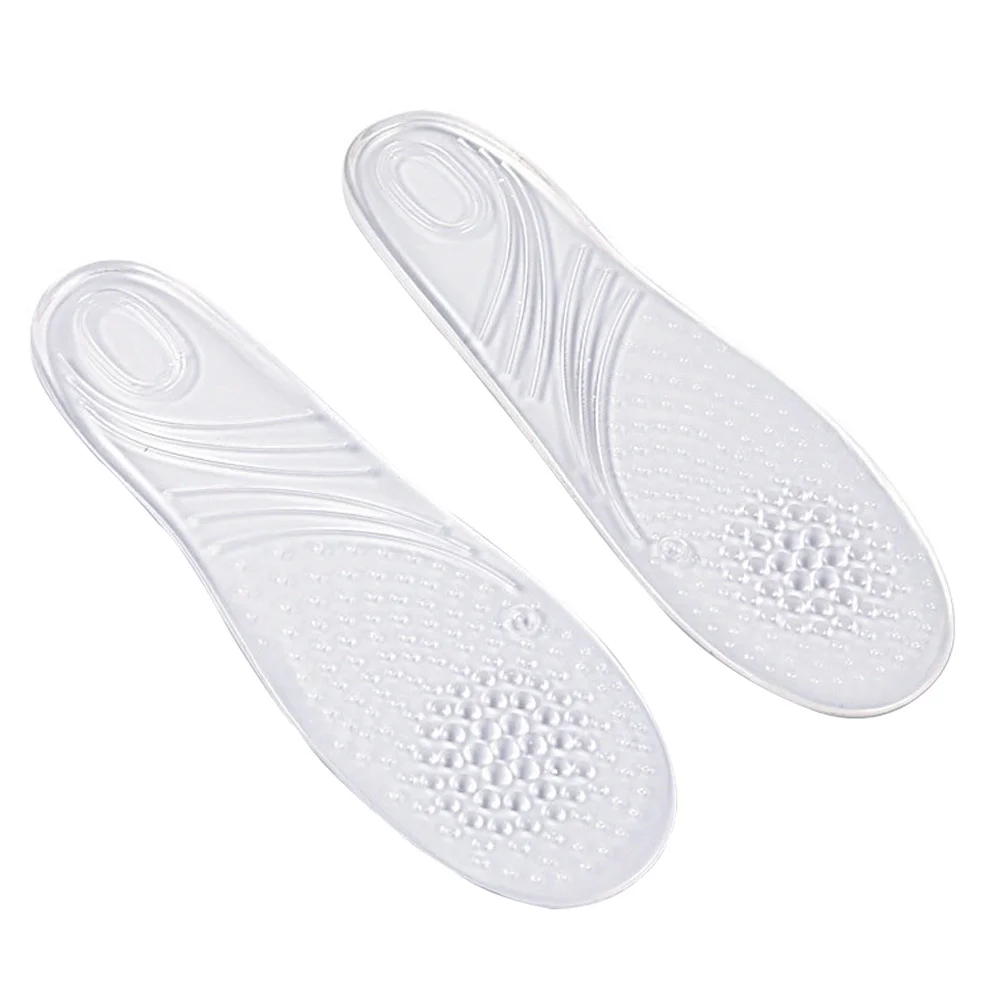 

1Pair Invisible Gel Arch Insoles Female Shoes Pad Elastic Massaging Anti-Slip Cushion Comfortable Foot Care Lightweight Shoe