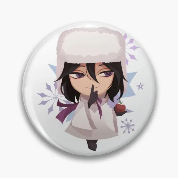 Winter Chibi Fyodor  Soft Button Pin Cute Gift Metal Lover Hat Funny Jewelry Decor Brooch Badge Fashion Collar Lapel Pin Clothes