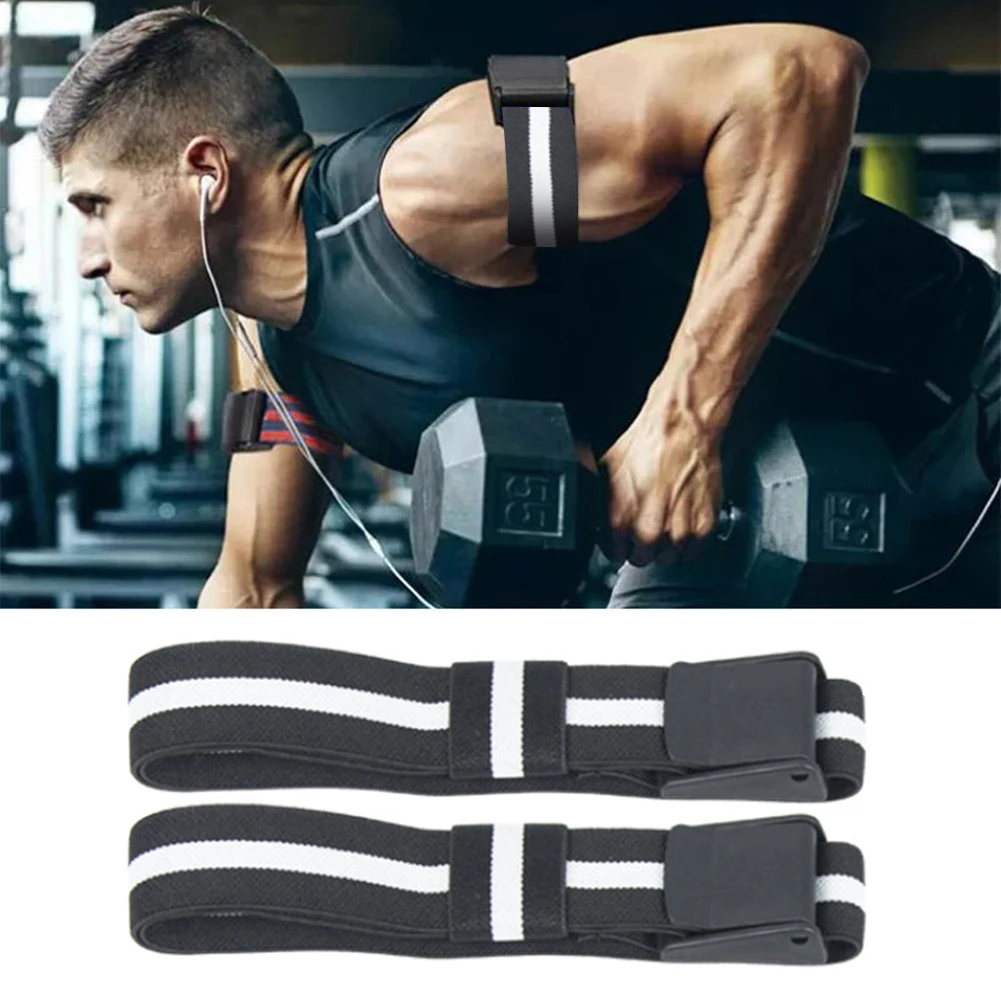 BFR Occlusion Bands Heavy Weight Lifting Blood Flow Restriction Band Muscle Growth Elastic for Men Women Fitness Gym Equipment