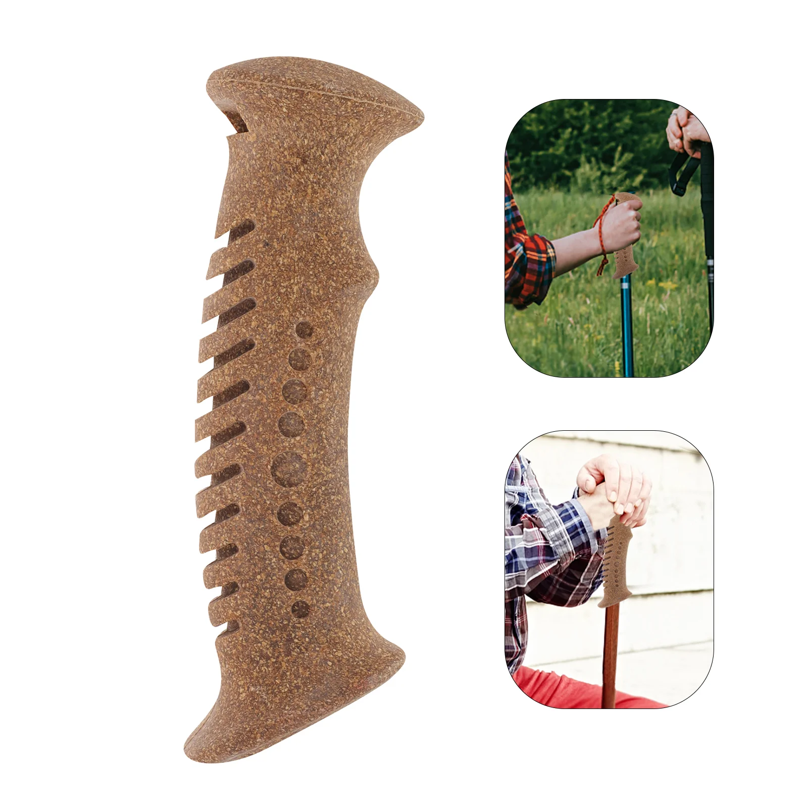 Trekking Pole Handle Cork Hiking Pole grid Cork Walking Stick Handle Replacement Cork Handle