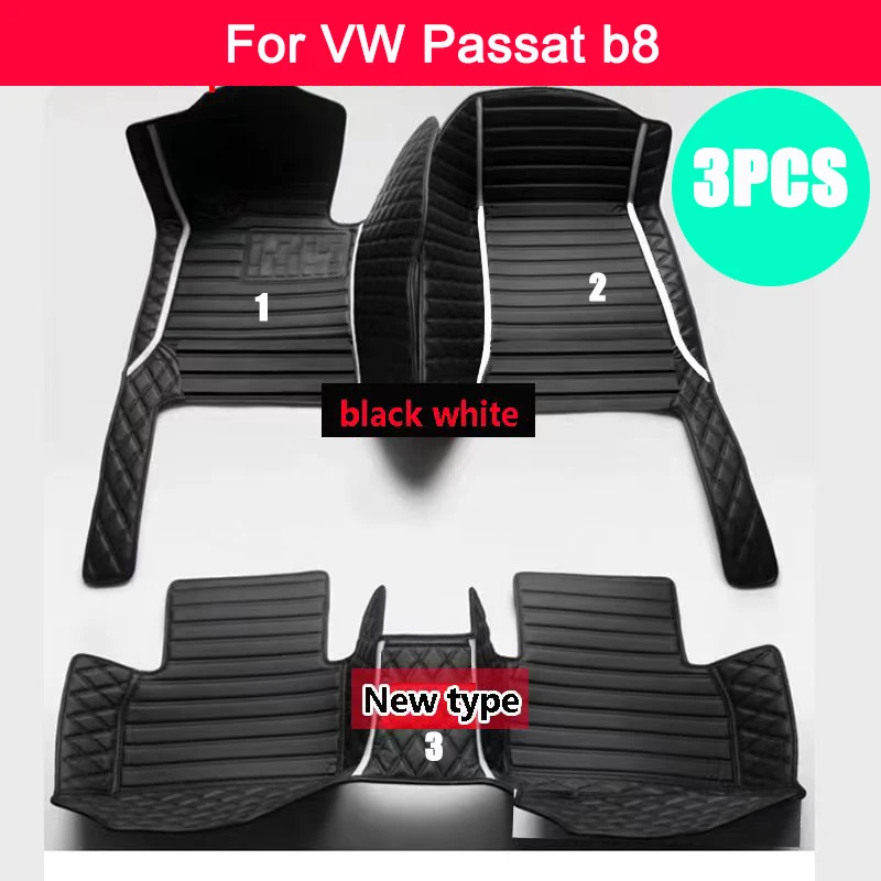 

Пользовательские 3D автомобильные коврики для Volkswagen VW Passat b8 2016 2017 2018 2019 2020 аксессуары для интерьера
