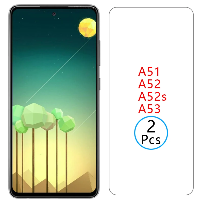 screen protector for samsung galaxy a51 a52 a52s a53 5g protective tempered glass on a 51 52 s 52s 53 51a 52a 53a film samsumg
