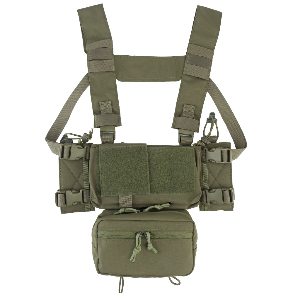 Tactics MK4 Chest Rig Hunting Vest Setup Micro Fight Chassis Half Flap Rifle 9mm Magazine Insert Radio Sack Pouch Multi-camo