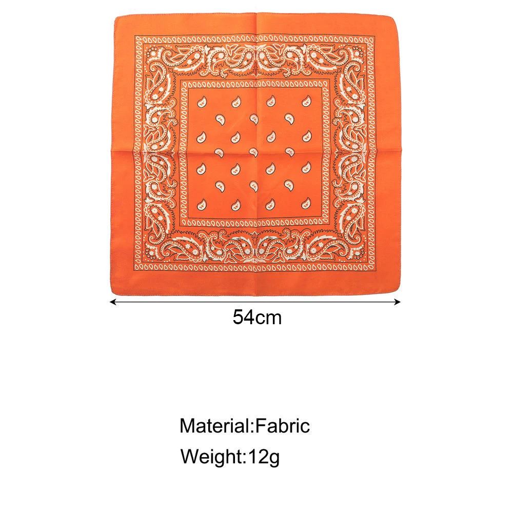 Mode Frauen Bandana Schal Mädchen Kinder Punk Quadrat Bandanas Kopf bedeckung böhmischen Kopftuch Stirnbänder Haarschmuck – Detail 1