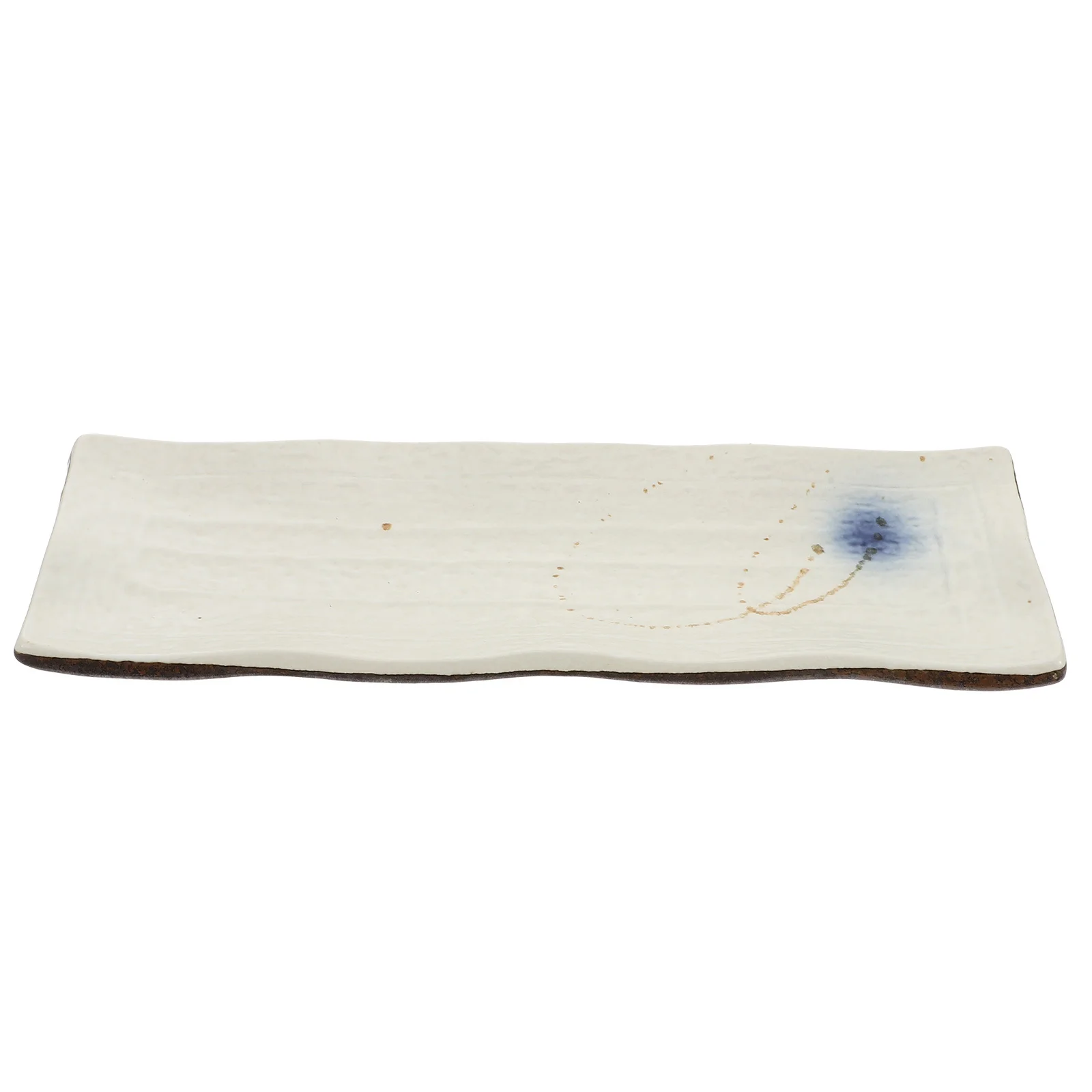 

Retro Sushi Plate Ceramic Dessert Plate Decorative Dessert Plate Japanese Style Dessert Plate Household Sushi Plate