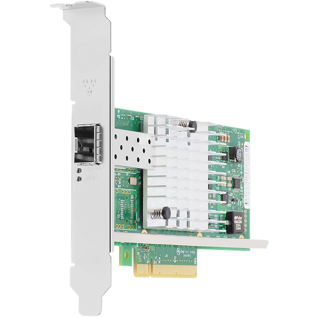 10-Gigabit-PCIe-X8-Netzwerkkarte, SFP+ Glasfaser-Serveradapter, Unterstützt Windows, Linux, VMware für Rechenzentren und Unternehmensserver – Detail 5