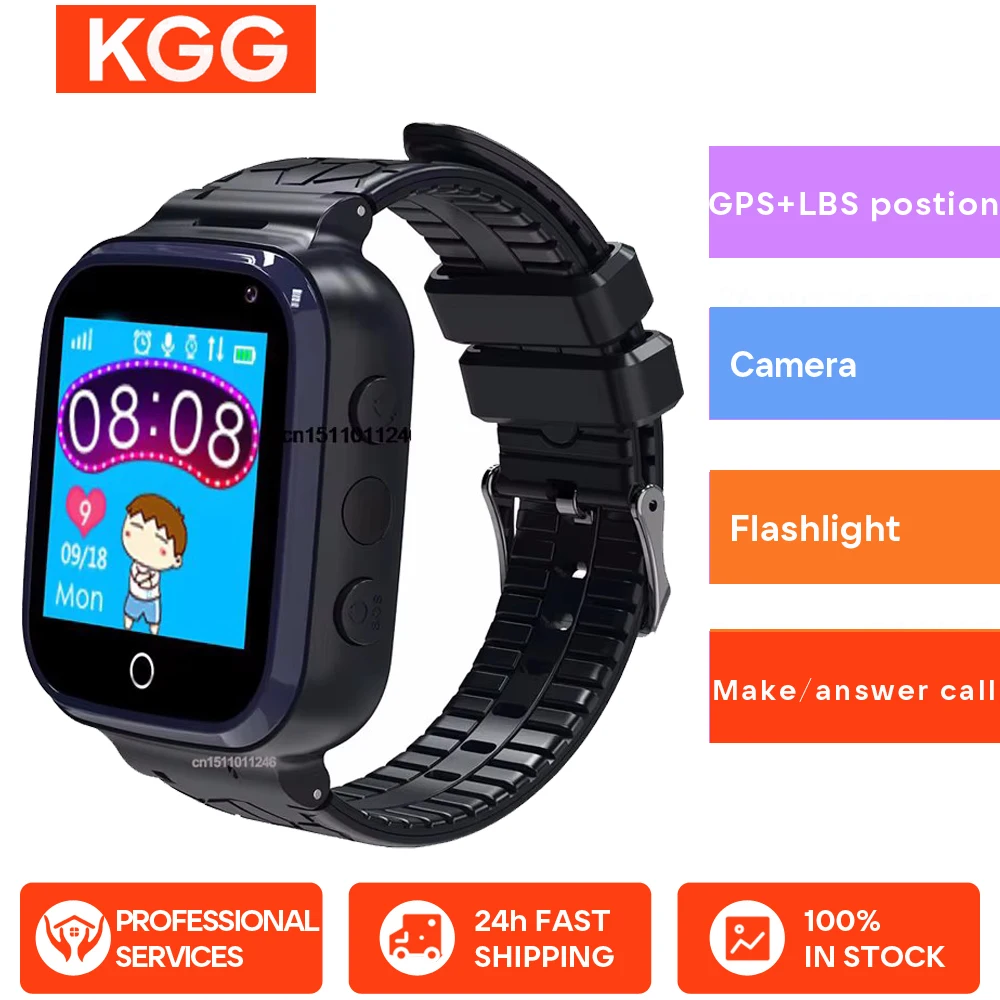 

Kids Smart Watch GPS Tracker SOS Monitor Position Phone Watch Children Watch For IOS Android Boys Girls Gift.