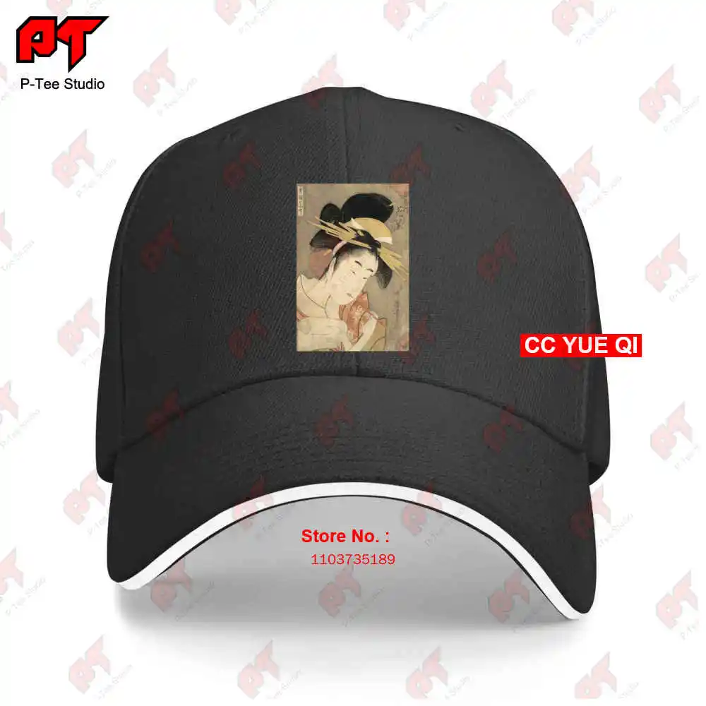 Japanese Ukiyo-E Woodblock Art Maiko Geisha Baseball Caps Truck Cap 8TBV