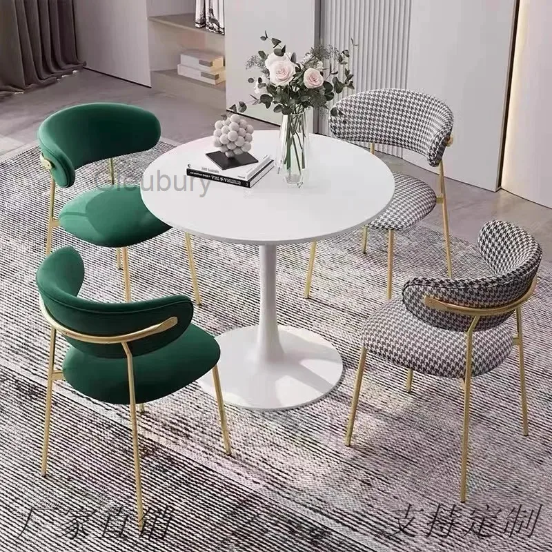 Luxury Nordic Dining Chairs Party Throne Ergonomic Events Designer Dining Chairs Minimalist Lounge Dressing Stoel Home Furniture