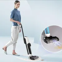 Lydsto Wireless Floor Washer Sweep and Drag Integrated Automatic Intelligent Sensing Drag, Wash, Air Dry, 4-in-1 Strong Suction