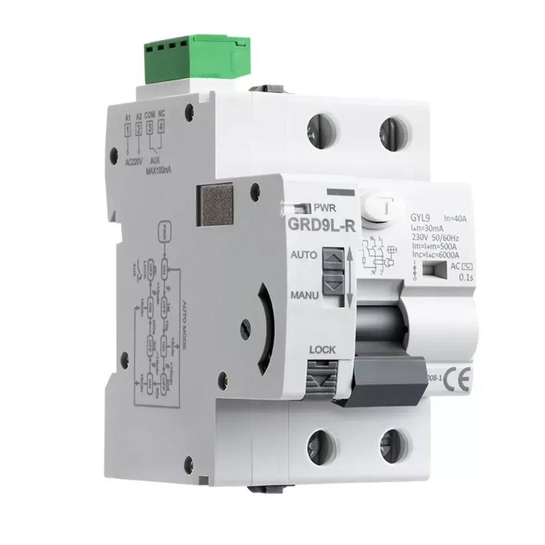 

GRD9L Series Auto Recloser Circuit Breaker - Leakage Protection with RS485 Control & Switch Input (C/D/S/R/W Types)