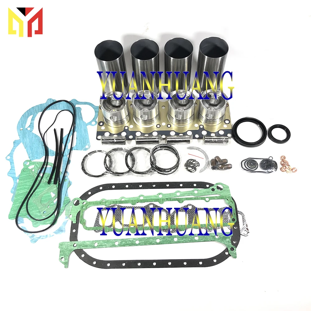 

4TNV106 Engine Rebuild Kit Overhual Repair Gasket Set For Yanmar & John Deer Tractor Liner Piston Ring Bearing