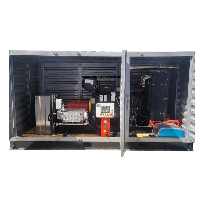 محرك منظف عالي الضغط جديد 150 ميجا باسكال لإزالة الصدأ للتنظيف الصناعي على سطح السفن #1