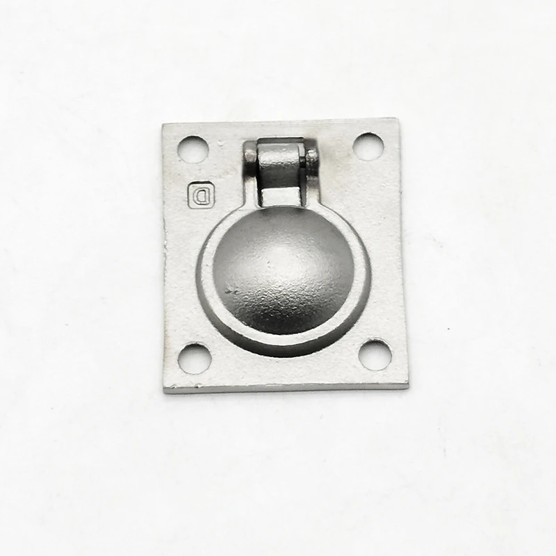 Marine Flush Lift Ring 304 Stainless Steel Square Round Boat Hatch Lift Ring Handle Pull Ring Boat Accessories