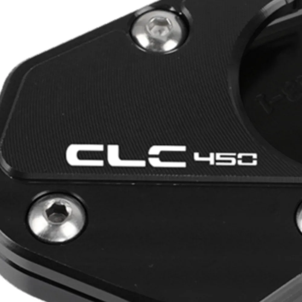 

2026 Motorcycle Accessories CNC Kickstand Side Stand Extension Pad Enlarge For CFMOTO 450CLC 450 CLC 450 CLC450 2023 2024 2025
