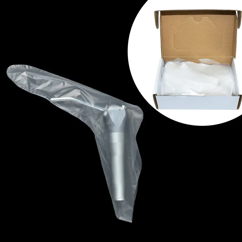Dental Three Way Gun Syringes Plastic Sleeves Disposable Handle Film Protective Cover Dentist Material Tools 500Pcs/box