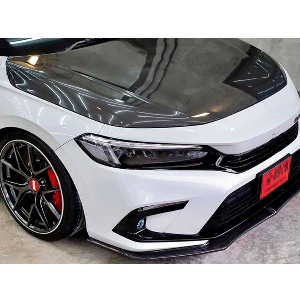 

High Quality Carbon Fiber Front Engine Bonnet Hood For Honda Civic 11th 2021 2022 2023 2024 100% tested well