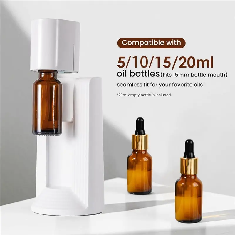 【NEW A39M】 Waterless Essential Oil Diffuser, Portable Small Mini Scent Air Machine, Quiet Leak-Proof Home Fragrance Aroma Diffus