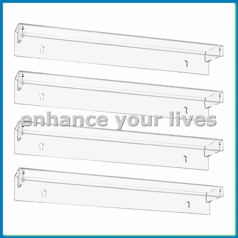 

Прозрачный ящик для хранения красок, настенный монтаж, миниатюрная полка для красок, органайзер для красок, стеллаж для хранения красок-AT48