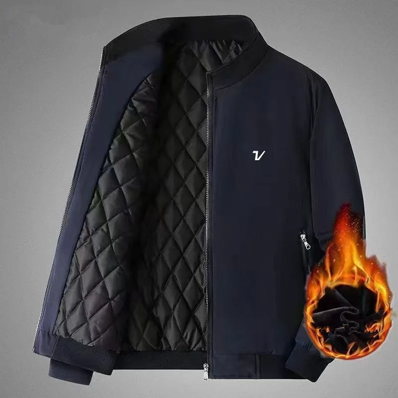 Luxury Brand Golf Jacket Men's Golf Wear Autumn 2024 Men's Golf Clothes Fashion Down Cotton Coat Windbreaker New Jacket