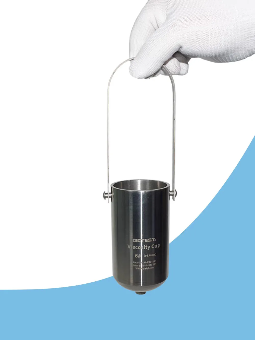 Corrugated Board Starch Paste Viscosity Cup – Stainless Steel Flow Cup for Liquid Coatings, Pulp, Glue, Emulsion