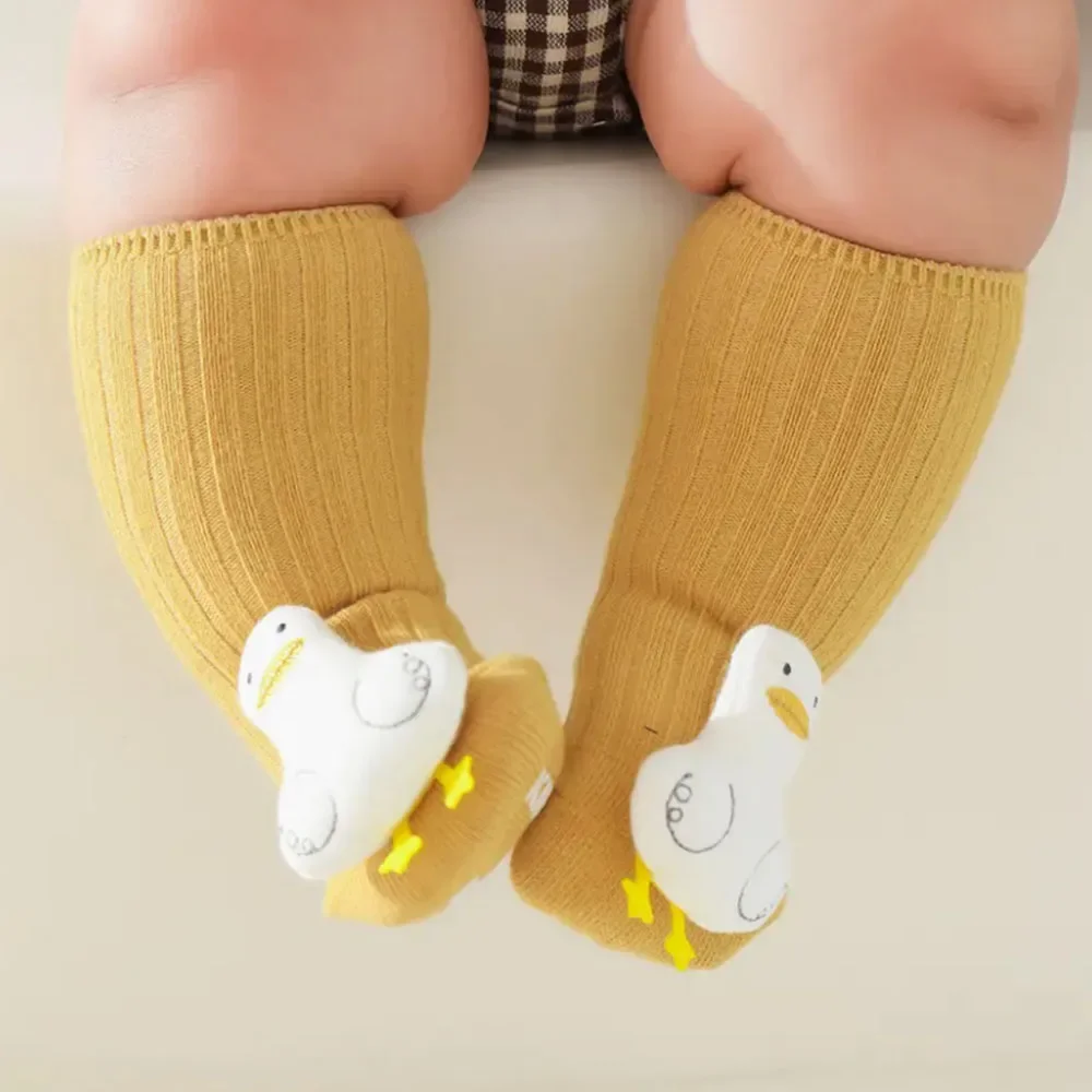

Adorable Cartoon hemed Baby Socks - Soft Knit Infant Socks with Playful Designs Breathable & Non-Slip for Indoor/Outdoor Use