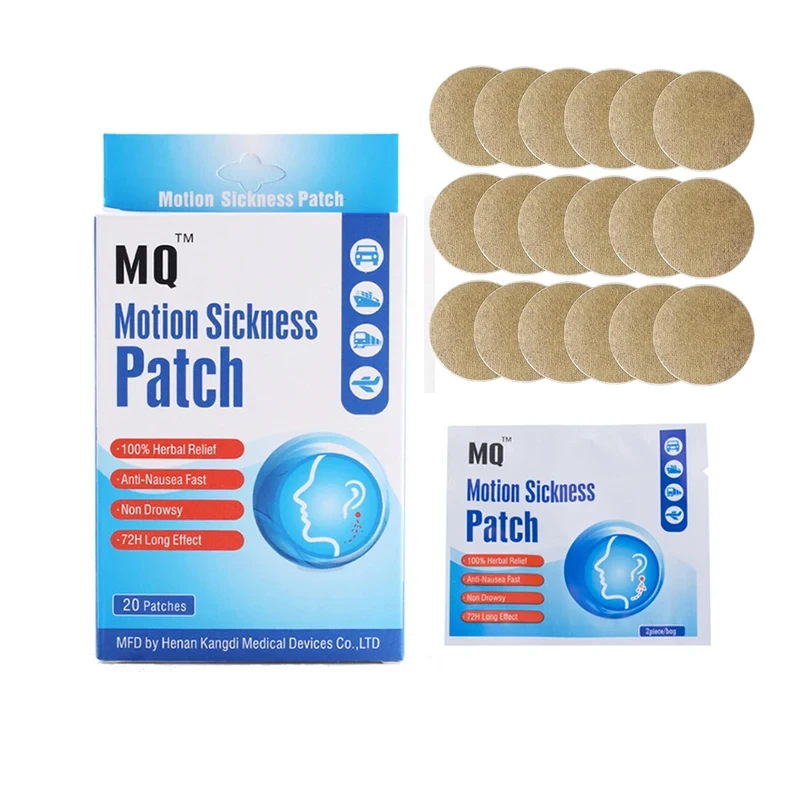 

30Pcs Motion Sickness Patches Anti Nausea Sea Sickness Patch Fast Acting Behind Ear Dizziness Travel Patch for Health Care path