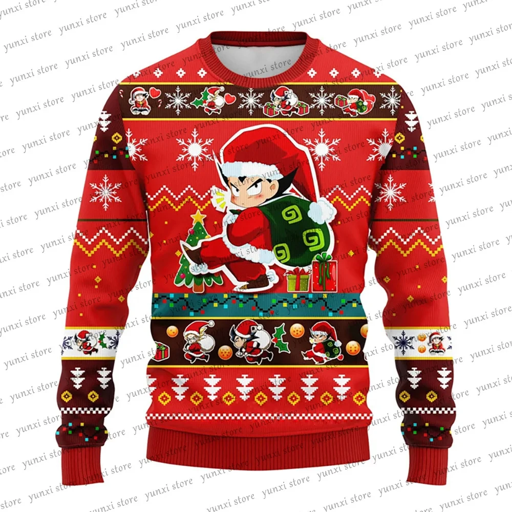 Autumn/Winter New Year Christmas Clothing 3D Sweatshirt 2023 Hot Selling Christmas Sweater Fashion Street Super Large Pullover