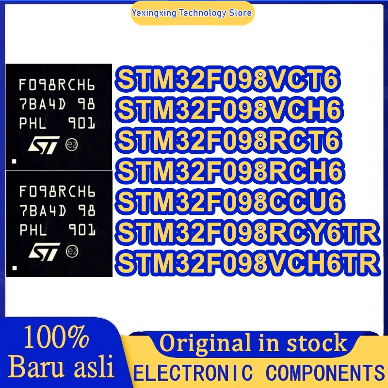 

STM32F098VCT6 STM32F098VCH6 STM32F098RCT6 STM32F098RCH6 STM32F098CCU6 STM32F098RCY6TR STM32F098VCH6TR микросхема 100% новый оригинальный