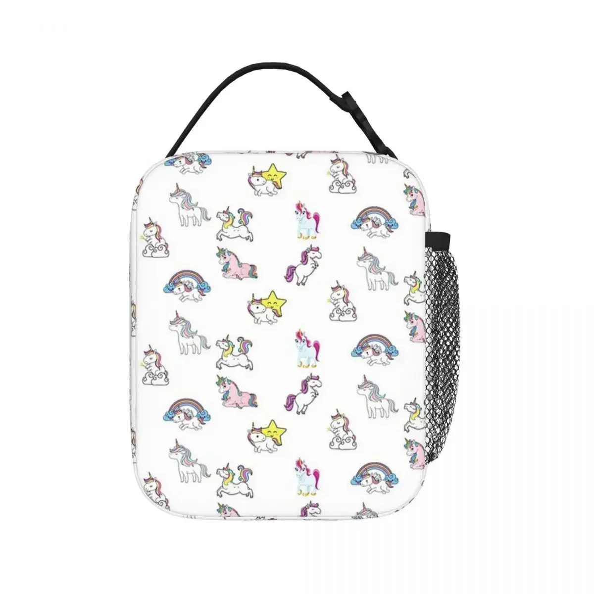 

Toddler Unicorn (13) Insulated Lunch Bags Leakproof Picnic Bags Thermal Cooler Lunch Box Lunch Tote for Woman Work Kids School