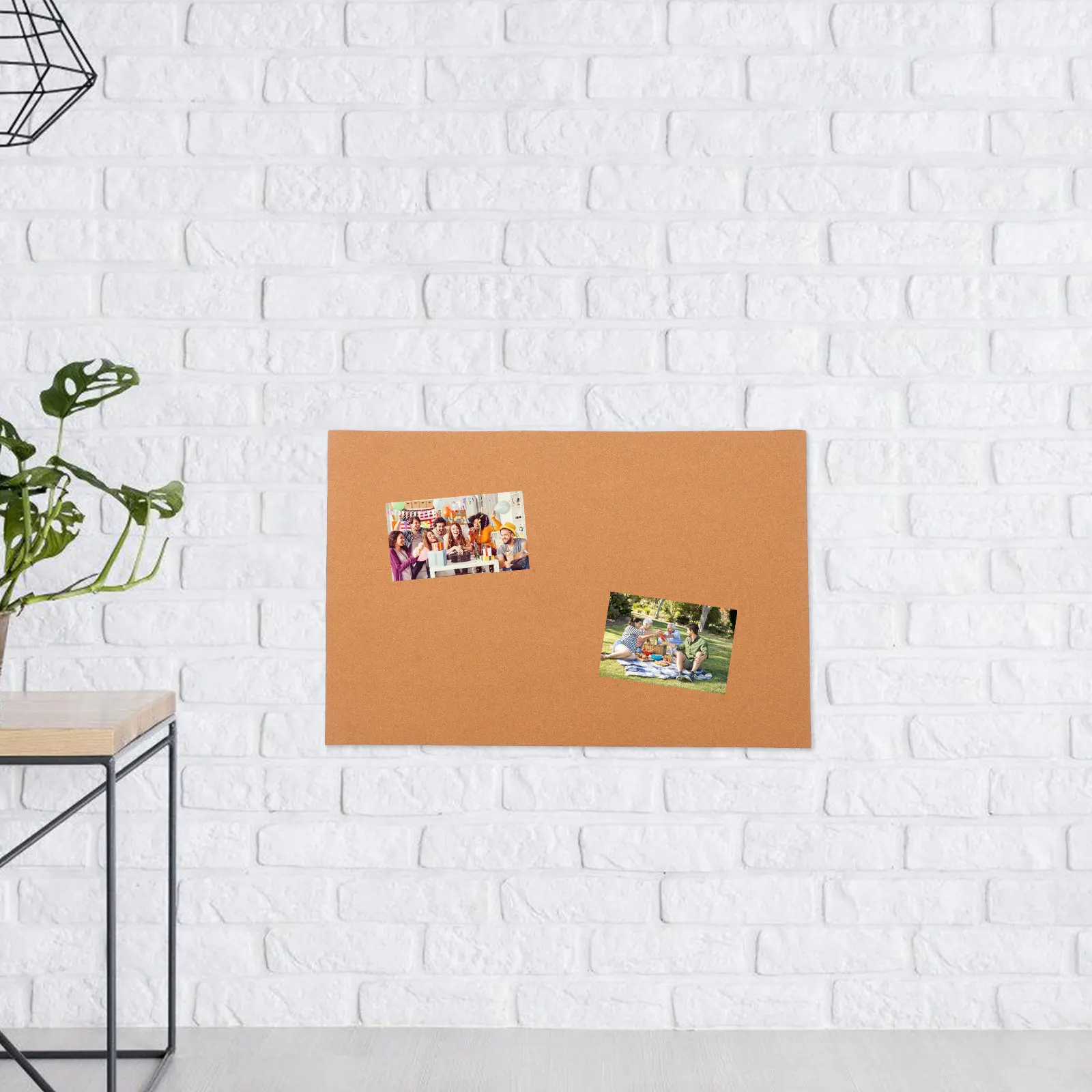 

Cork Blackboard Sheet Pine Frame Soft Cork Board Notice Message Photo Bulletin Board Home Office Decorative Wall Tiles Organizer