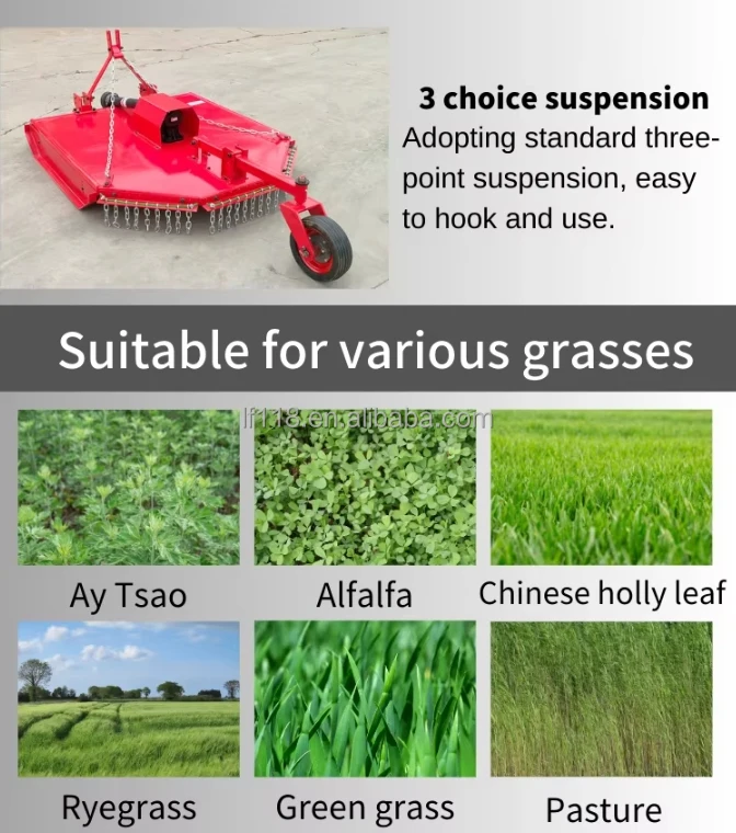 

TULX China Agro Machines Professional Farm PTO Driven Tractor Implements Mower 3 Point Finishing Mower Grass Cutter Flail Mower