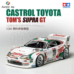 1/24 TAMIYA Assemble Car Model Toyota CASTROL TOM'S SUPRAGT Racing Car Figure Collectible Room Ornament Children Birthday Gift