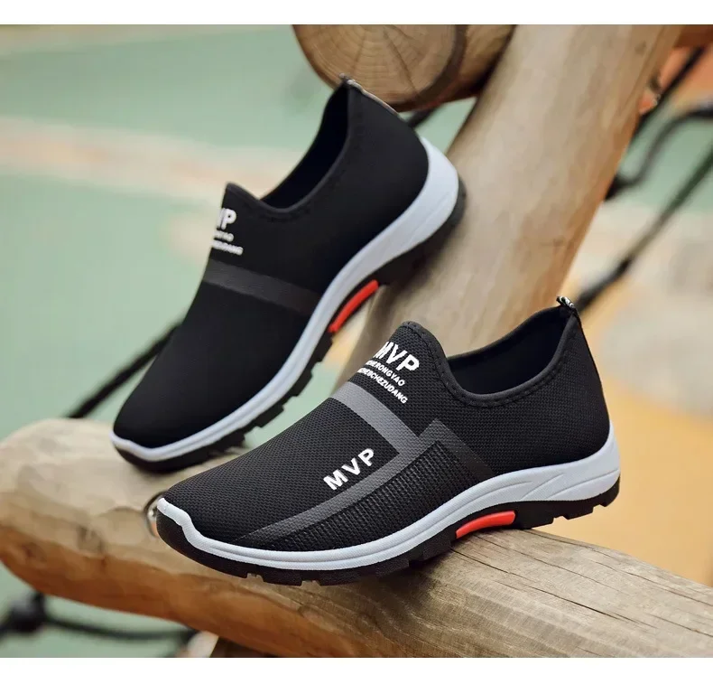 Breathable Men Shoes Men Casual Sneakers Leisure Walking Flats 2023 Summer Slip on Male Loafers Size 39-45 Zapatillas De Hombre