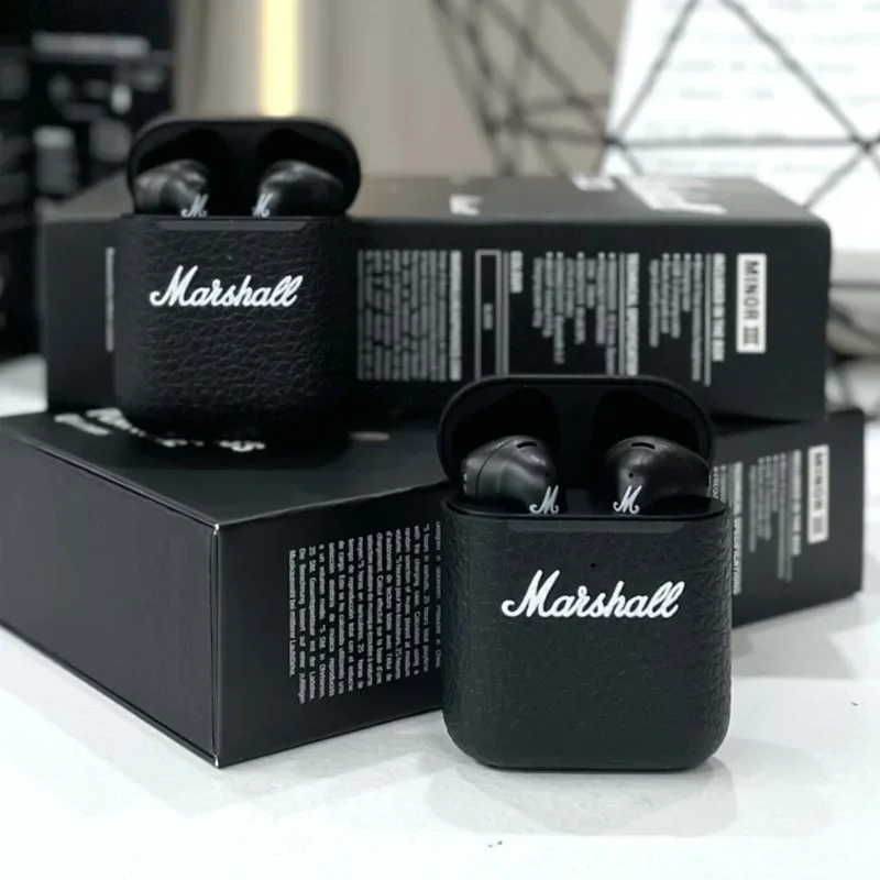 New MARSHALL MINOR III True Wireless Bluetooth Headset in Ear Noise Reduct Earbuds HiFi Subwoofer Sports Music Game Headphones