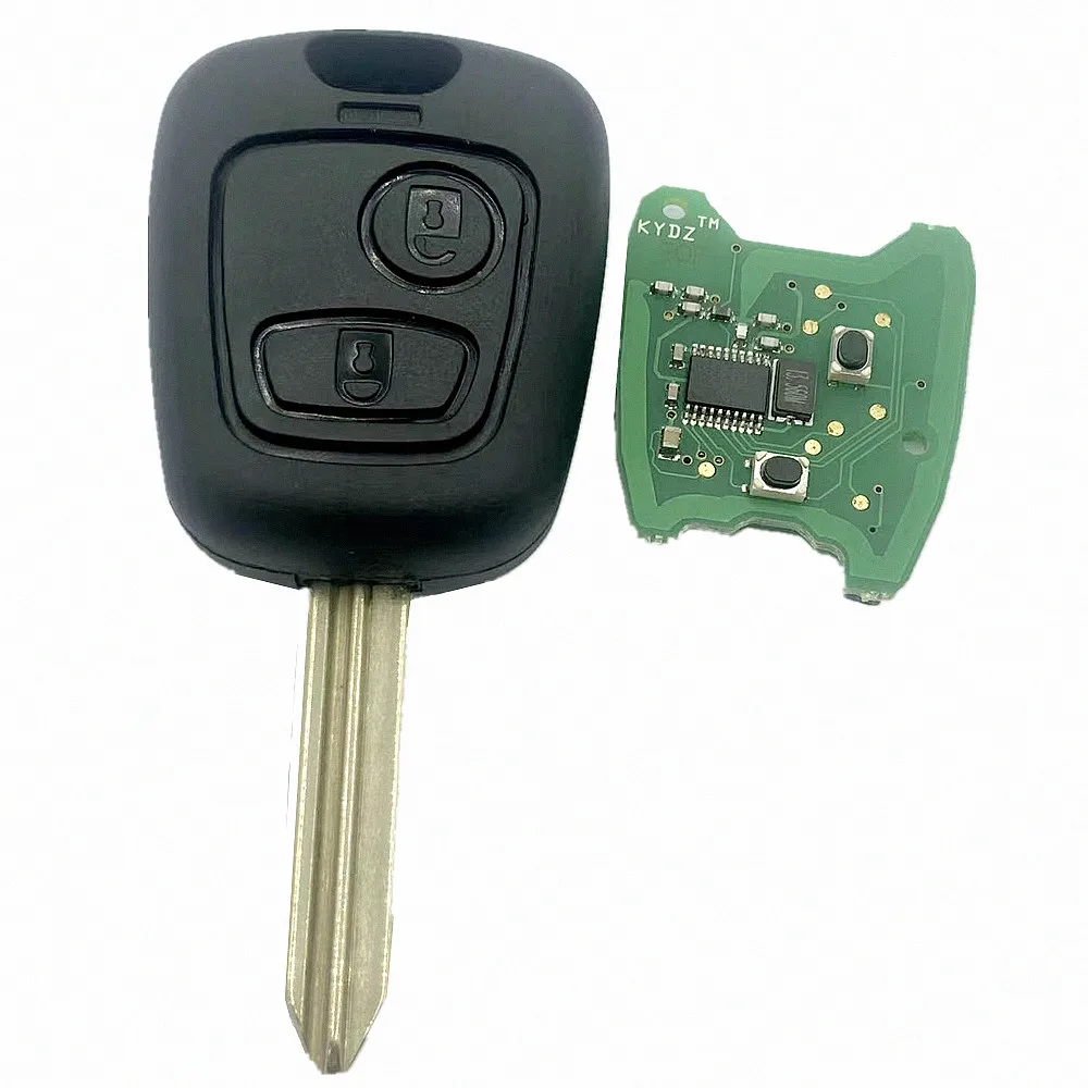 

2 Button Remote Control Car Key 434mhz with 46Chip SX9 Uncut Blade Assecories For Cit-roen Saxo Xsara Picasso Peuge 106 206 306