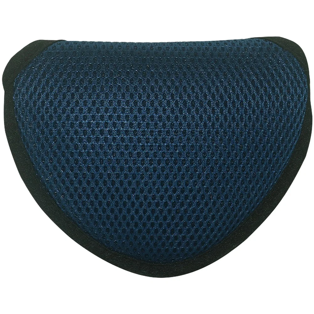 1pc Golf Putter Head Cover 16x12cm Nylon Mesh Thickened Semicircle Mallet Rod Protection Cover For Golf Club Cover Replace Parts