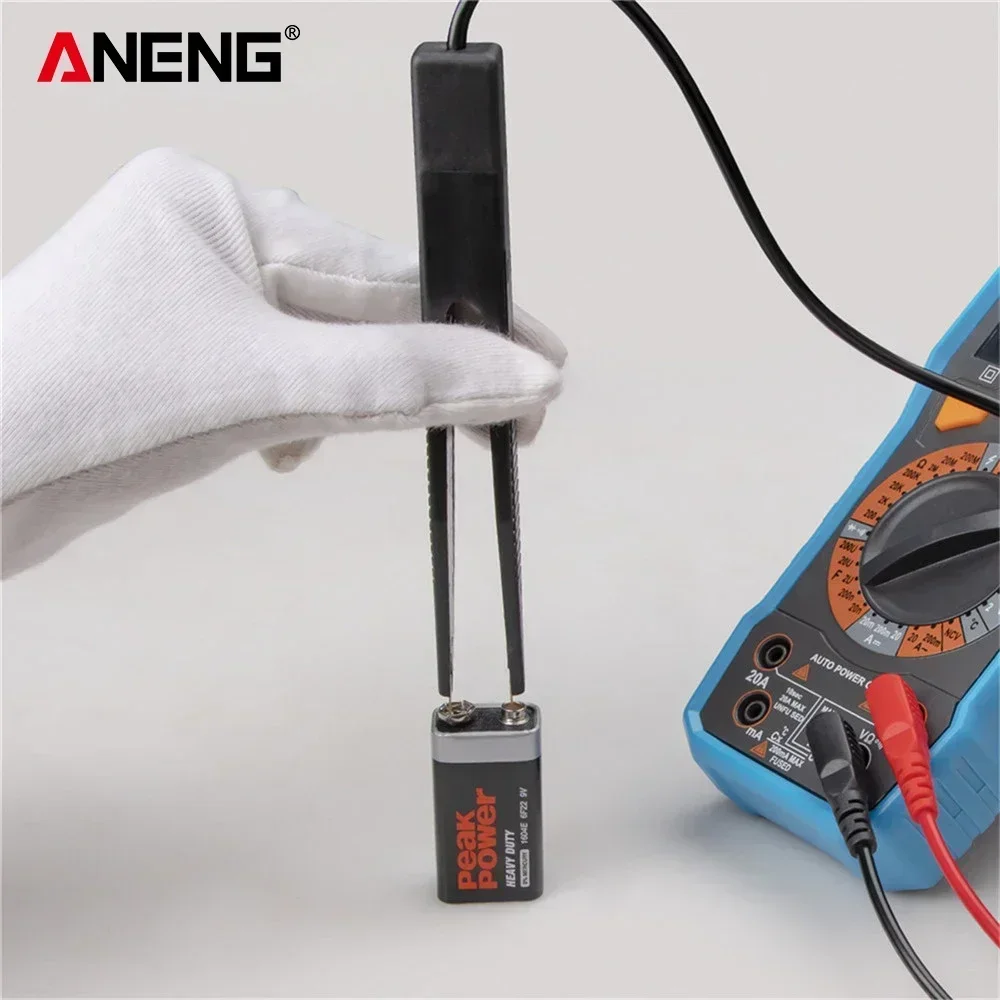 ANENG Capacitor Clip Multimeter Line Capacitance Detector Test Leads Clip LCR Universal Tester Capacitor Resistance Accessories