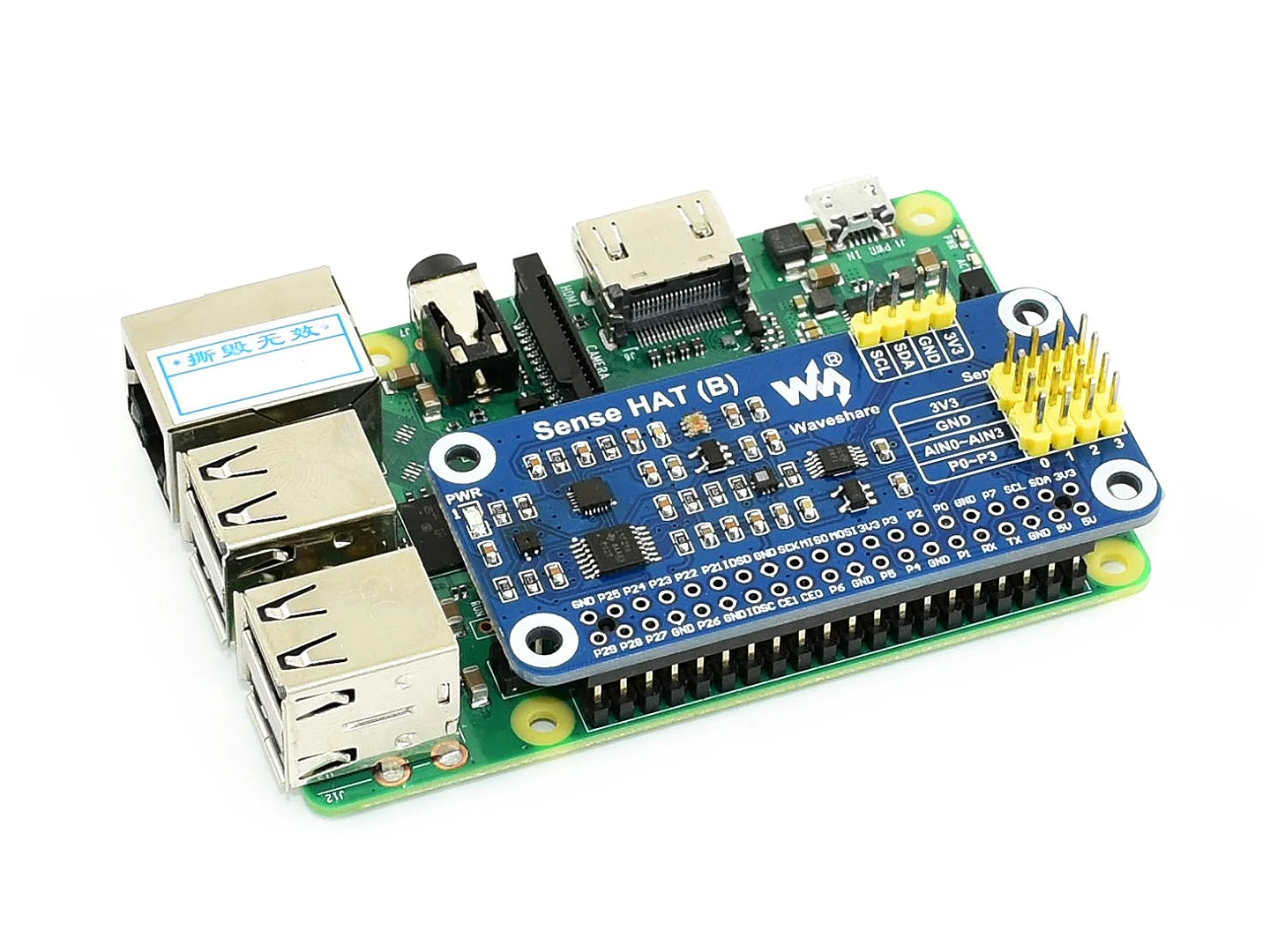 SGP40 VOC-sensor, digitale SGP40 VOC (volatile organische verbindingen) gassensor, I2C-bus, ondersteunt kaarten uit de Raspberry Pi-serie