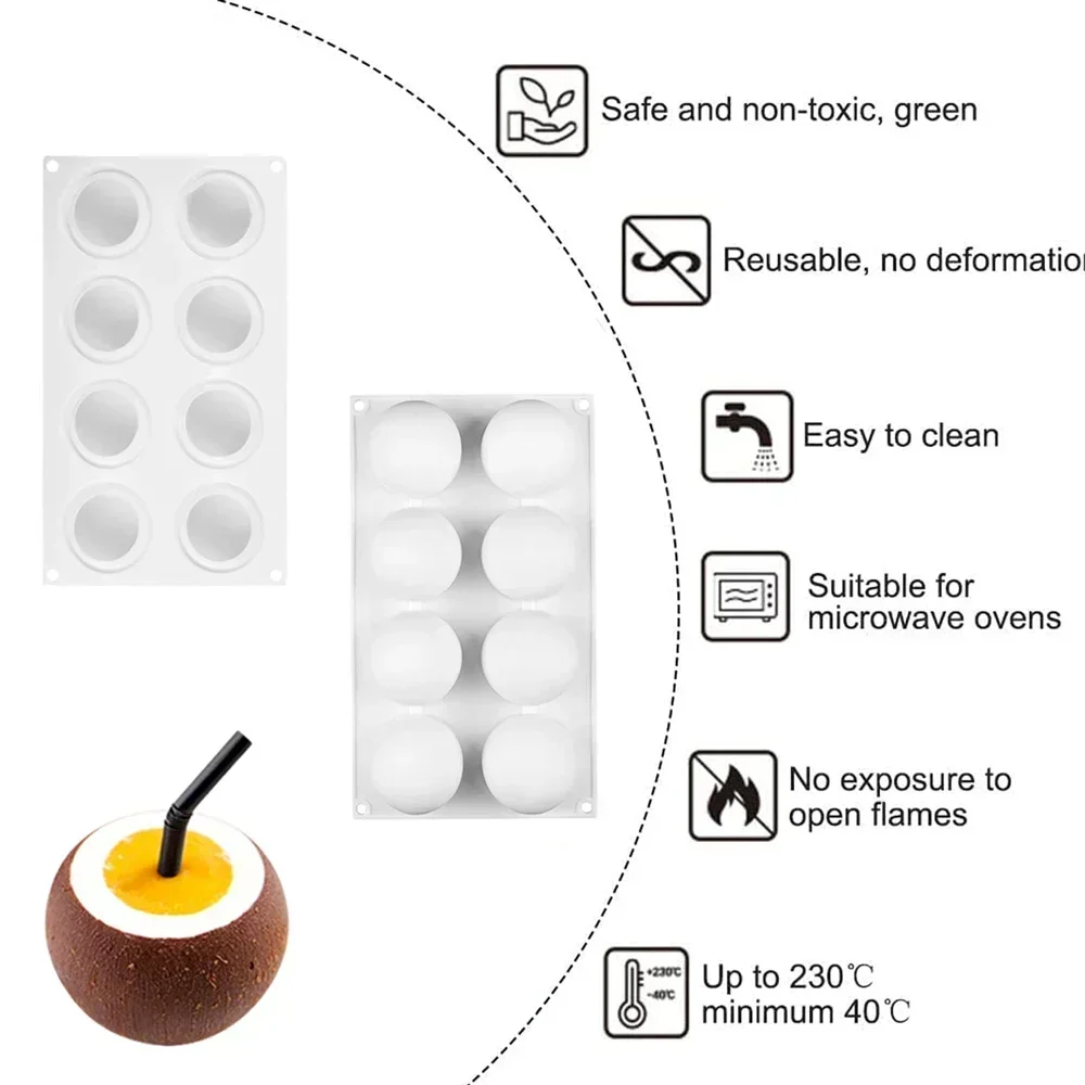 Fruit Silicone Mold for Pastry Desserts Mousse Cake Mold for Baking 3D Apple Pear Peach Lemon Cherry Strawberry Form Tray