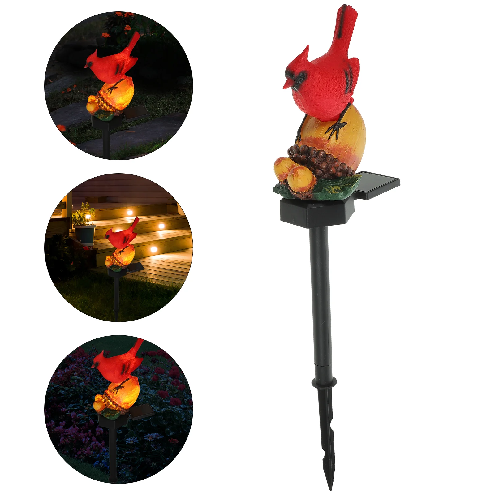 

Plug in The Light Bird's Land Outdoor Decorative Stake Christmas Solar Yard Lights Powered Cartoon